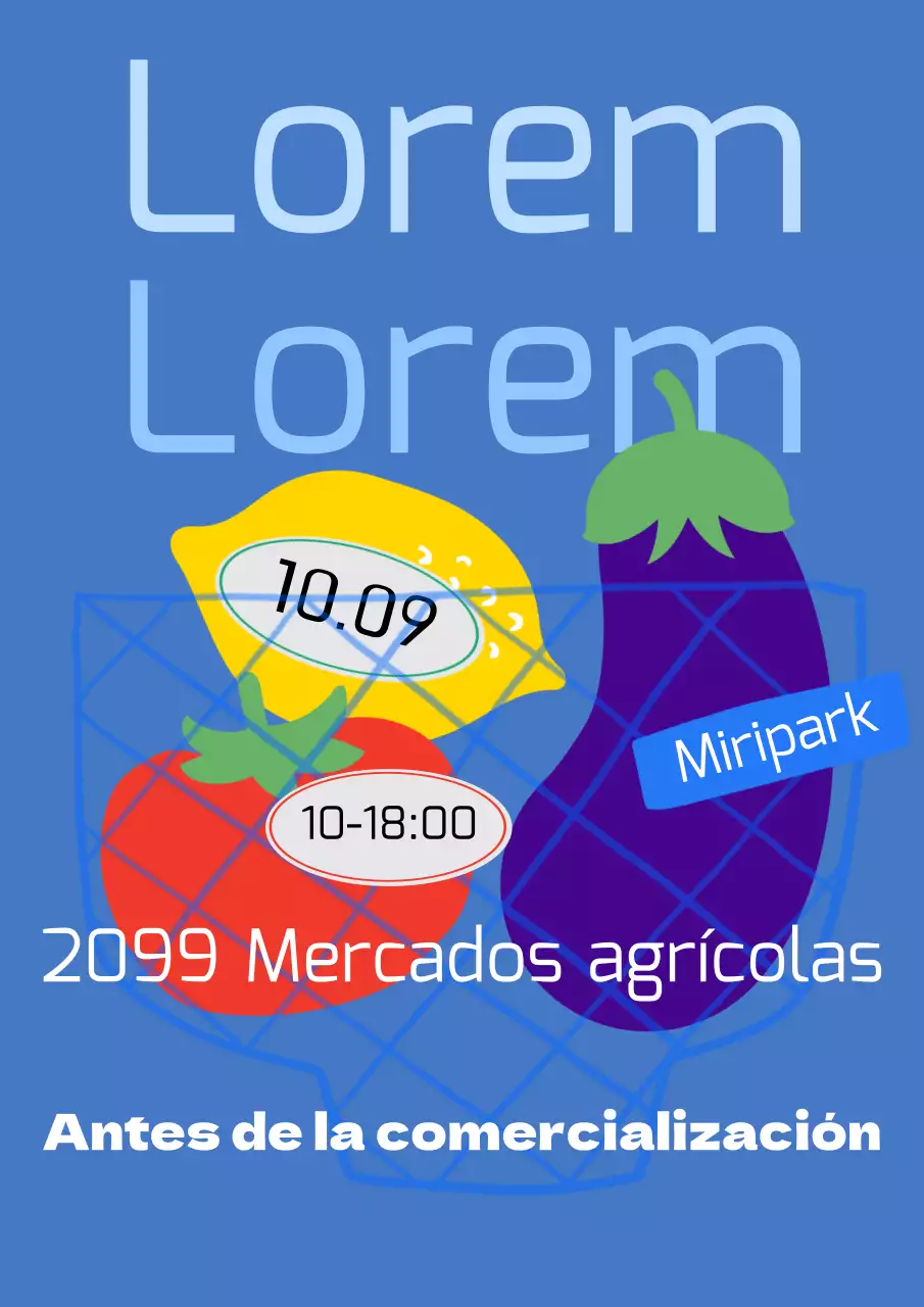 Promociona las ofertas de productos de Blue's