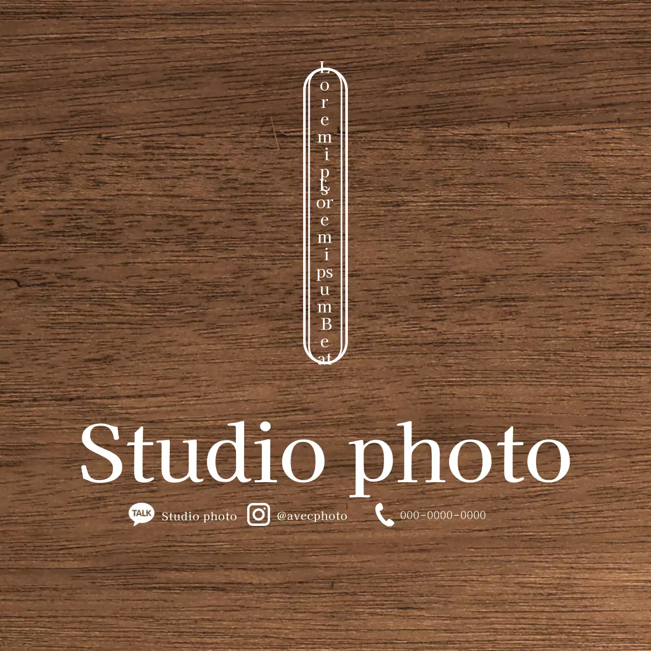 Conception d'un studio de photographie émotionnel avec des lignes rectangulaires blanches et arrondies