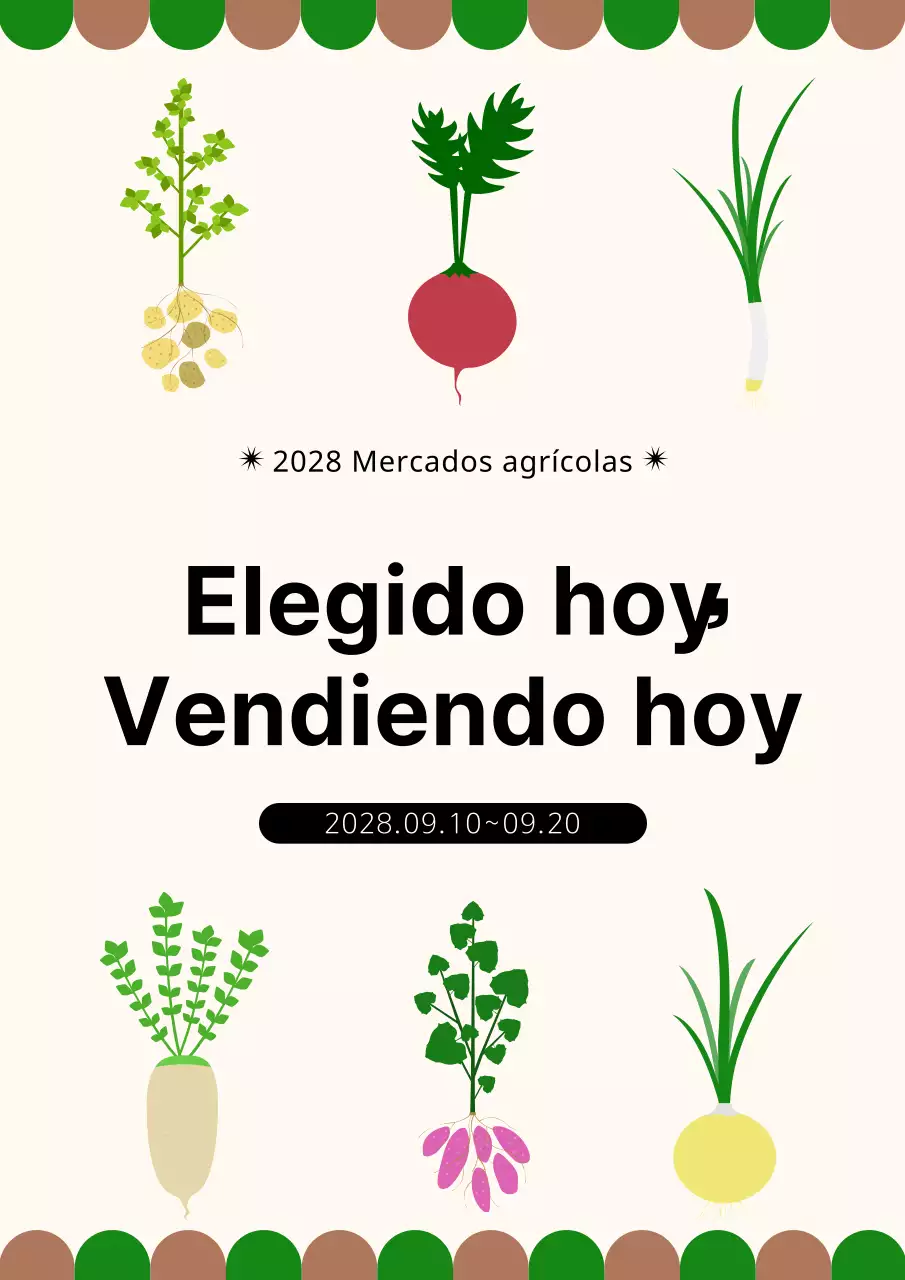 Un concepto de frutería con fondo beige para promocionar productos agrícolas