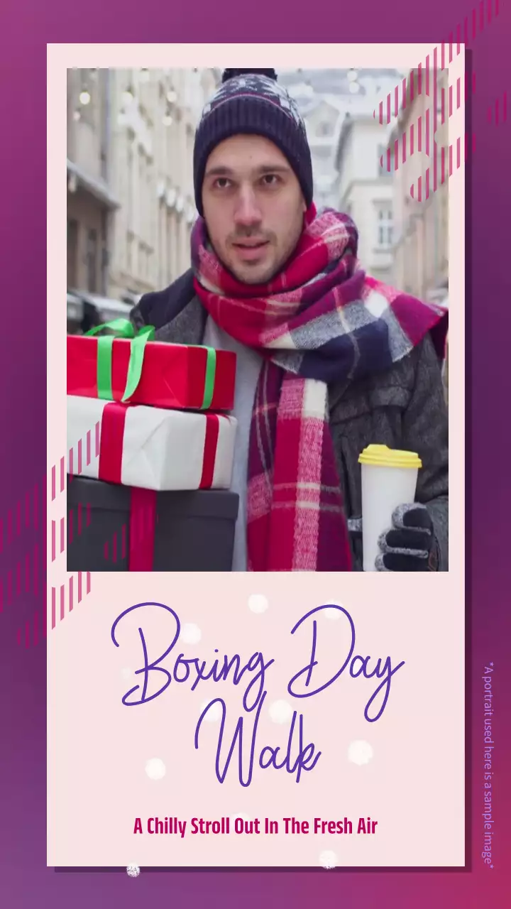 퍼플 심플 박싱데이 홍보