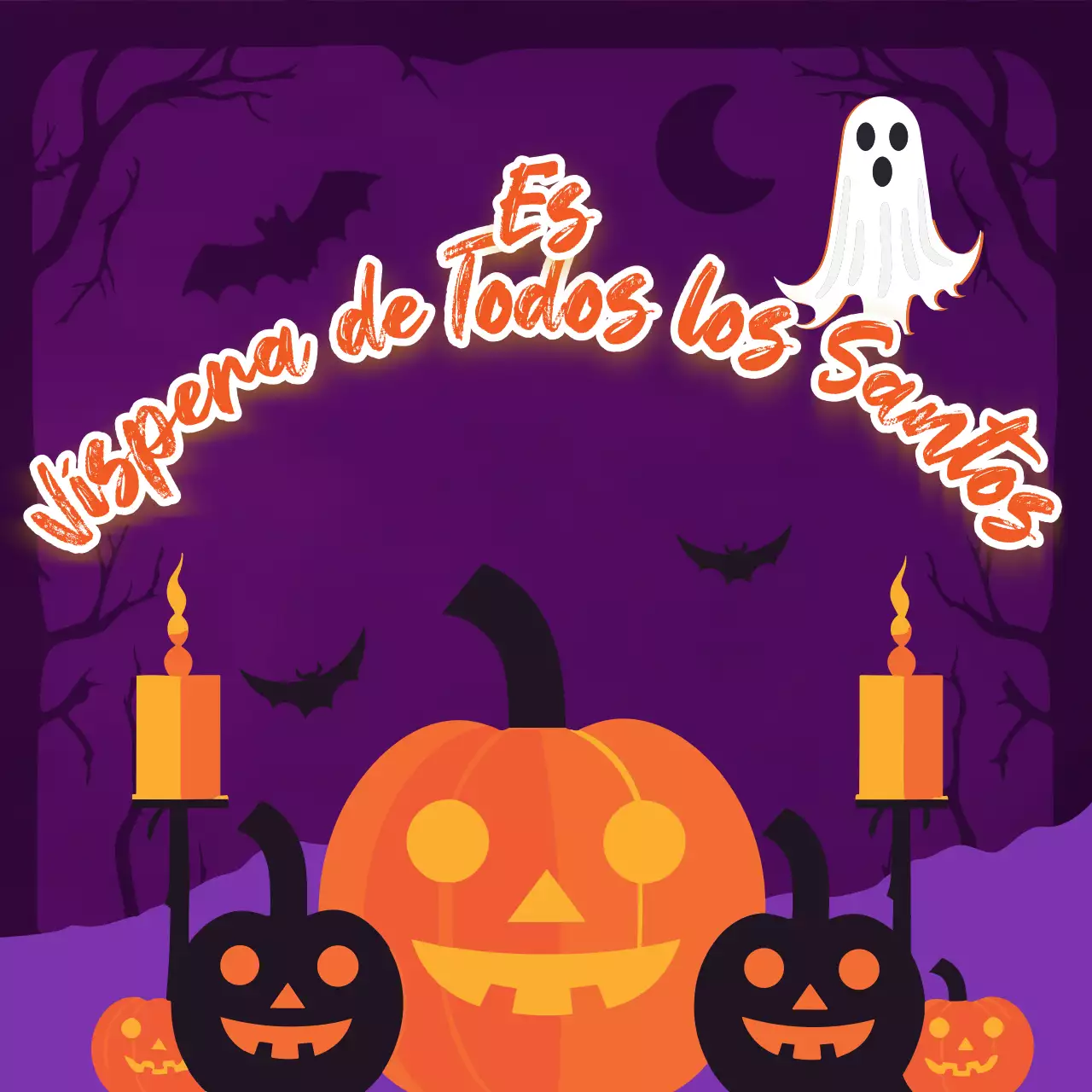 Presentamos la decoración de Halloween Fantasía en naranja y negro