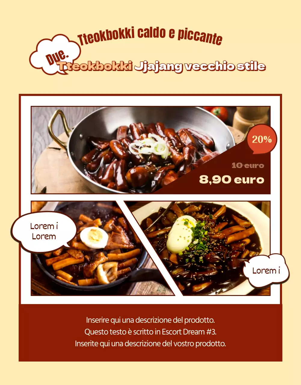 Promuovere un look rosso e retrò