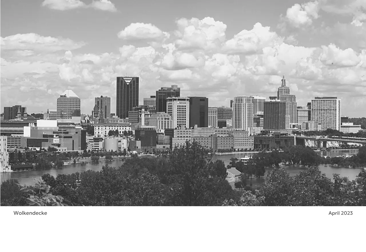 Ein Fotokalender mit klarem, urbanem Charakter