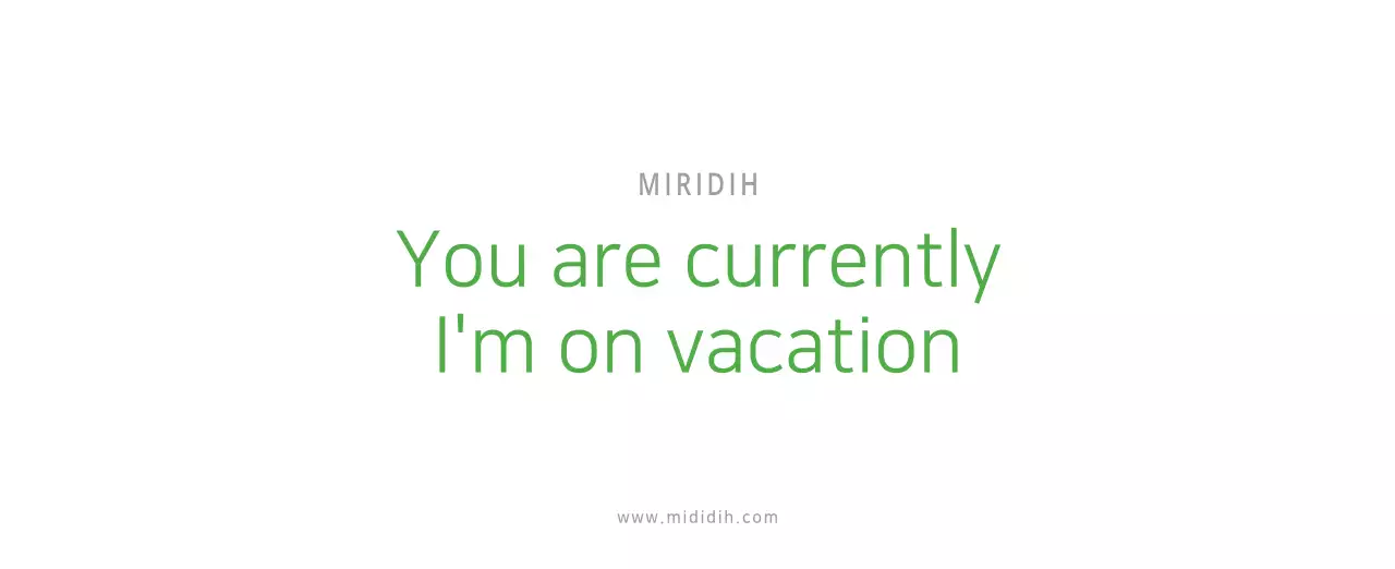 Cute illustration green family themed desk calendar