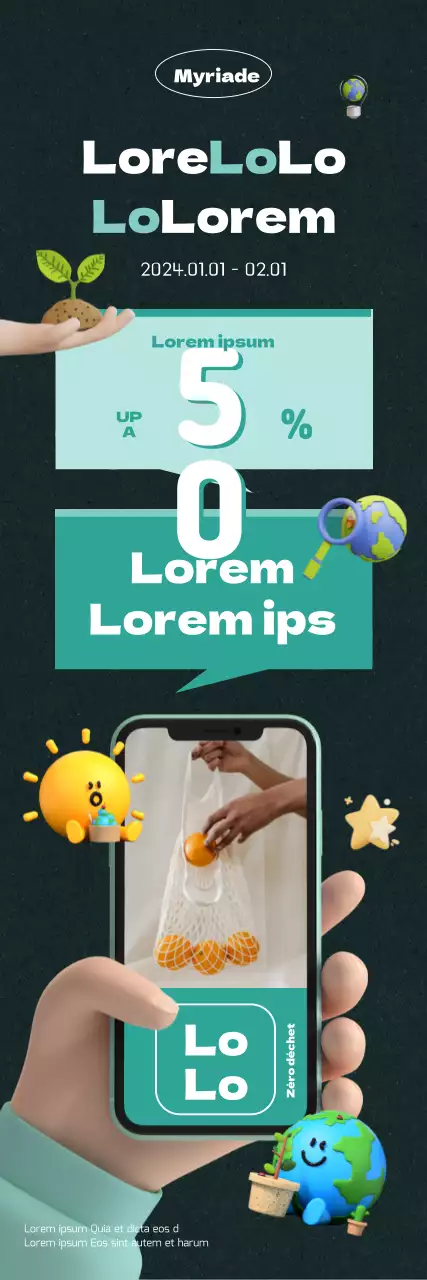 Événement de réduction pour les étudiants de ZeroWest avec des personnages mignons