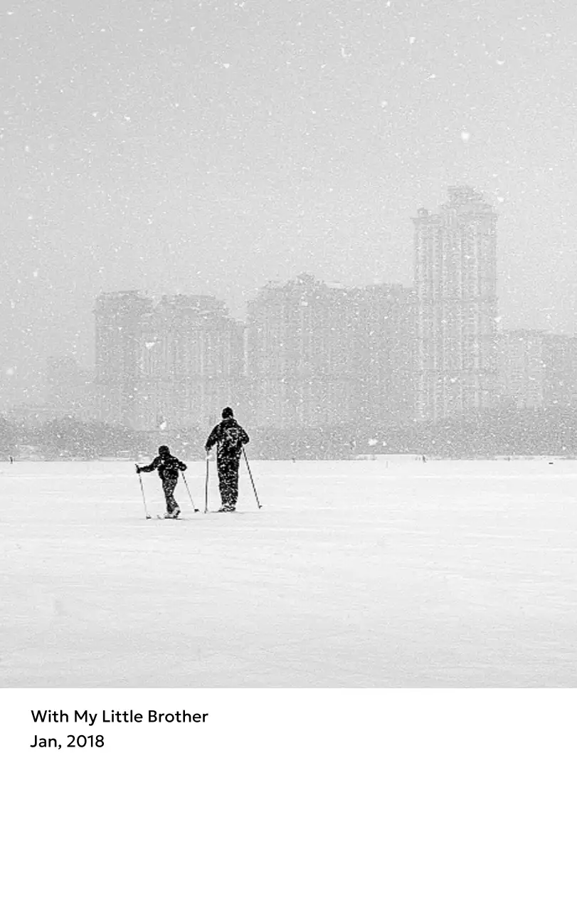 すっきりとした都会的な雰囲気のフォトカレンダー