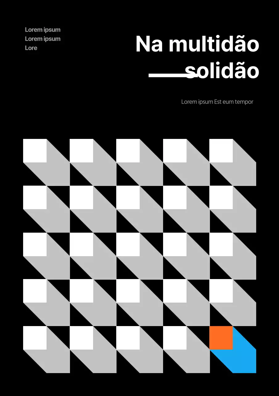 Capa de livro simples em branco e preto