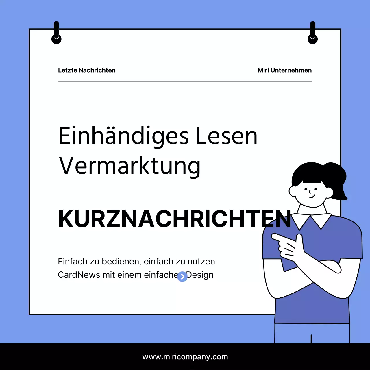 Blue's Simple Marketing Newsletter Bericht
