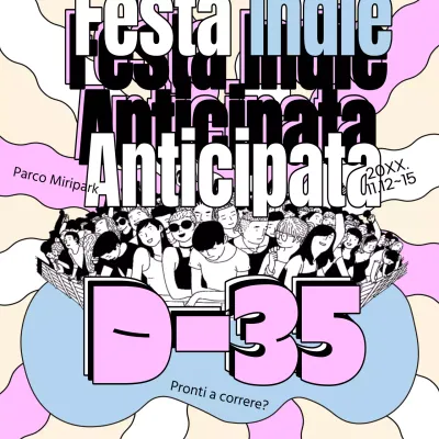 Promozione kitsch per festival in avorio con accenti rosa