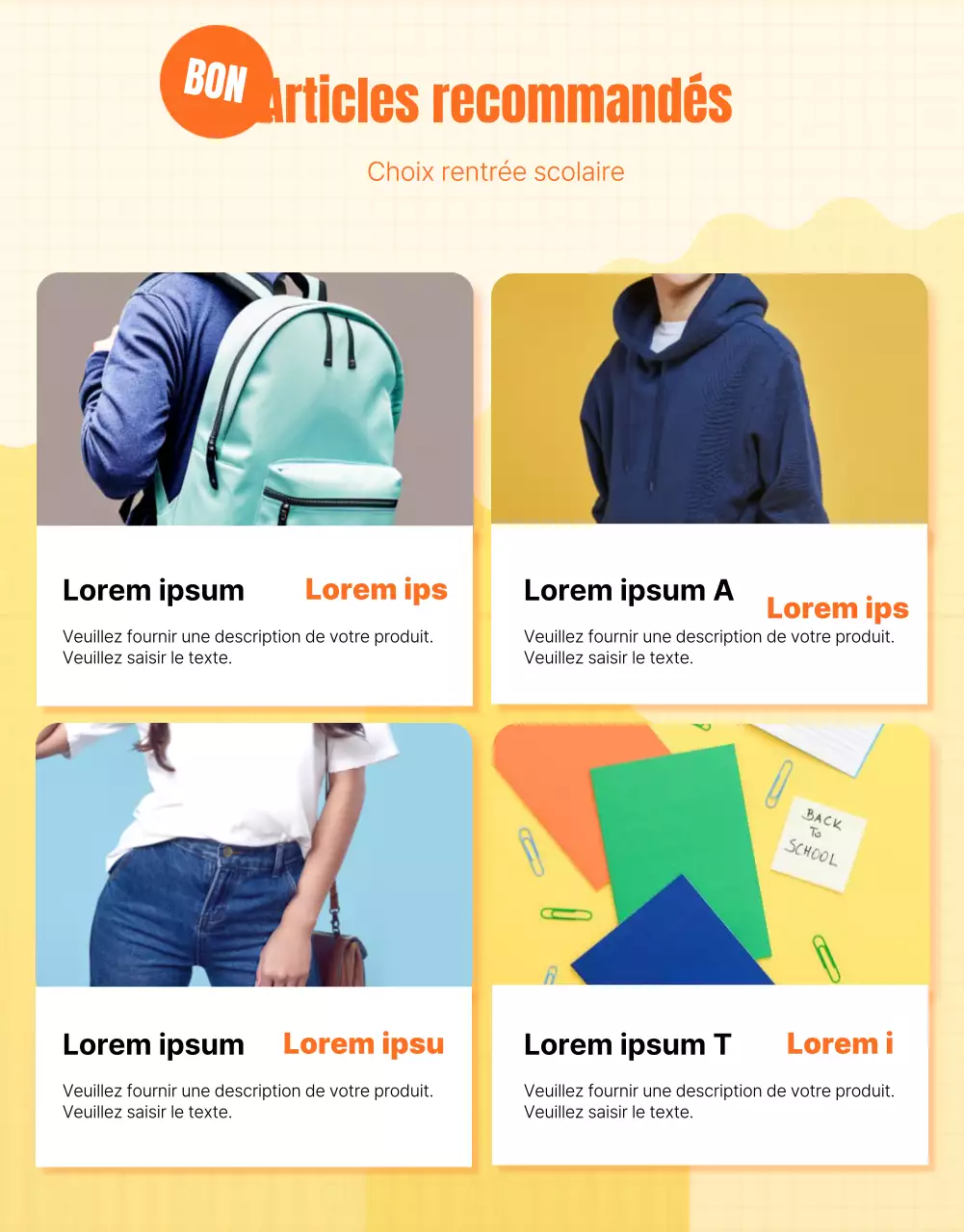 Accessoires pour la rentrée scolaire sur fond de tableau noir vert