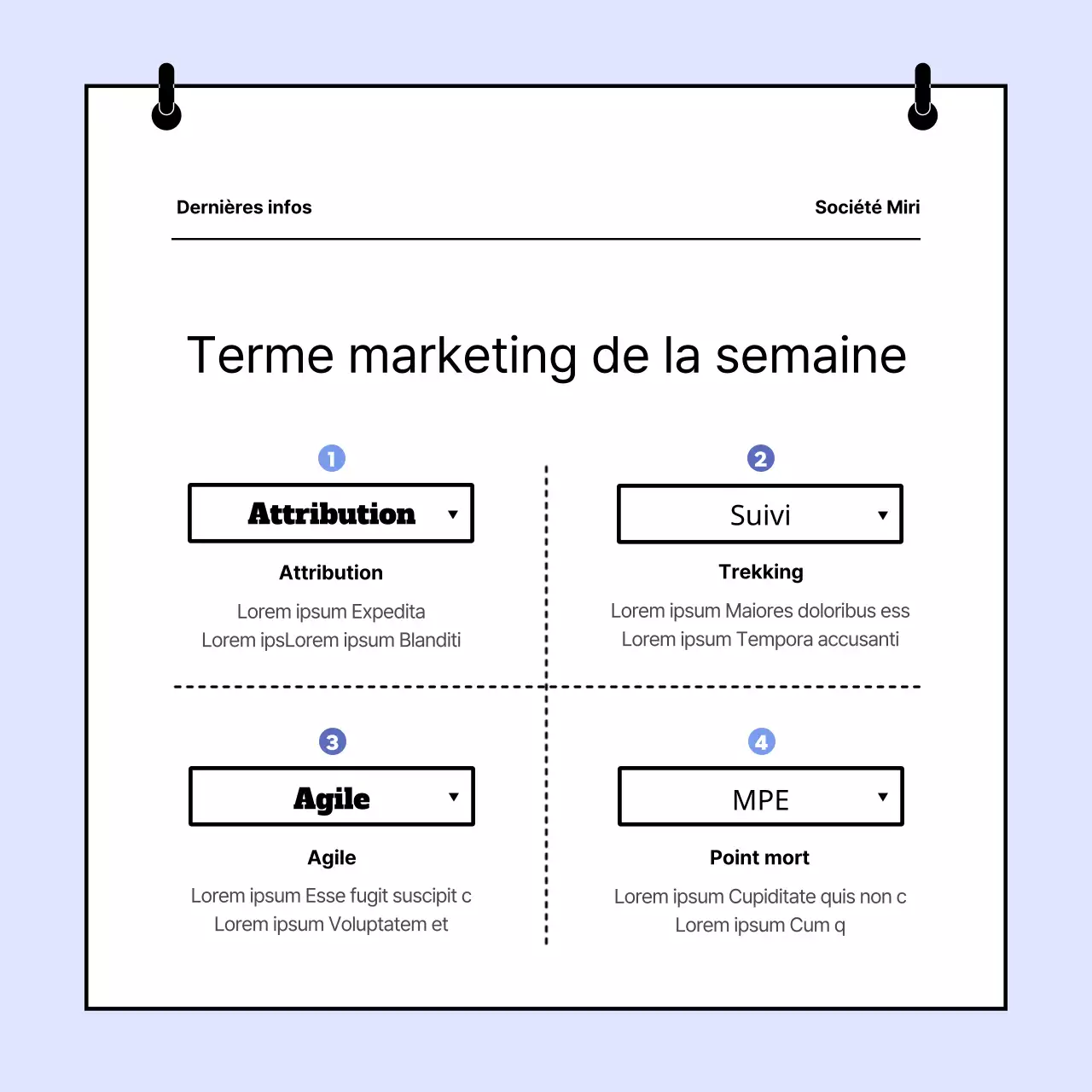 Rapport sur la lettre d'information de Blue's Simple Marketing