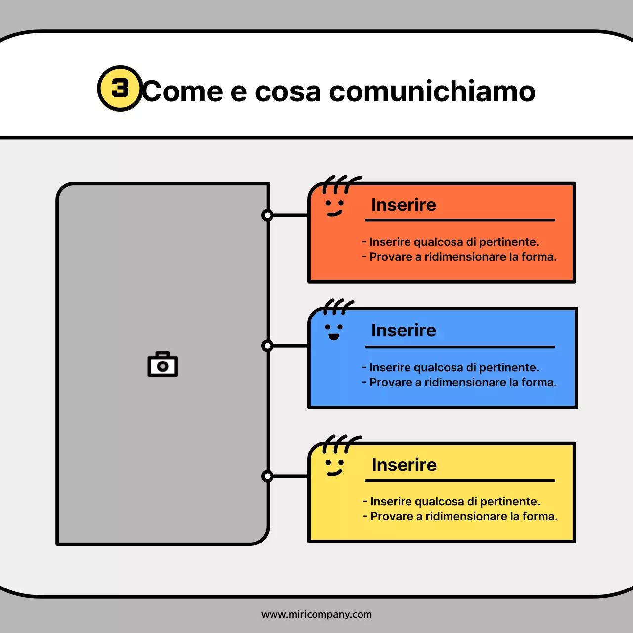 Simpatiche sagome di personaggi in arancione e blu: schede concettualiNews Kit