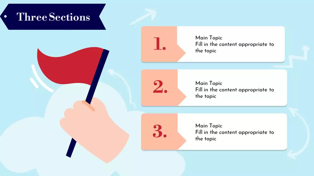 Navy and Sky blue trendy Goals and Objectives Planner