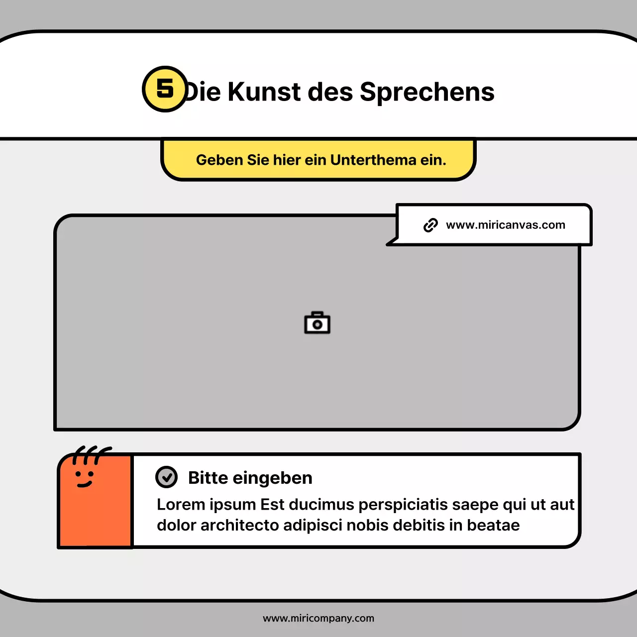 Niedliche Charakterformen in orange und blauen KonzeptkartenNews Kit