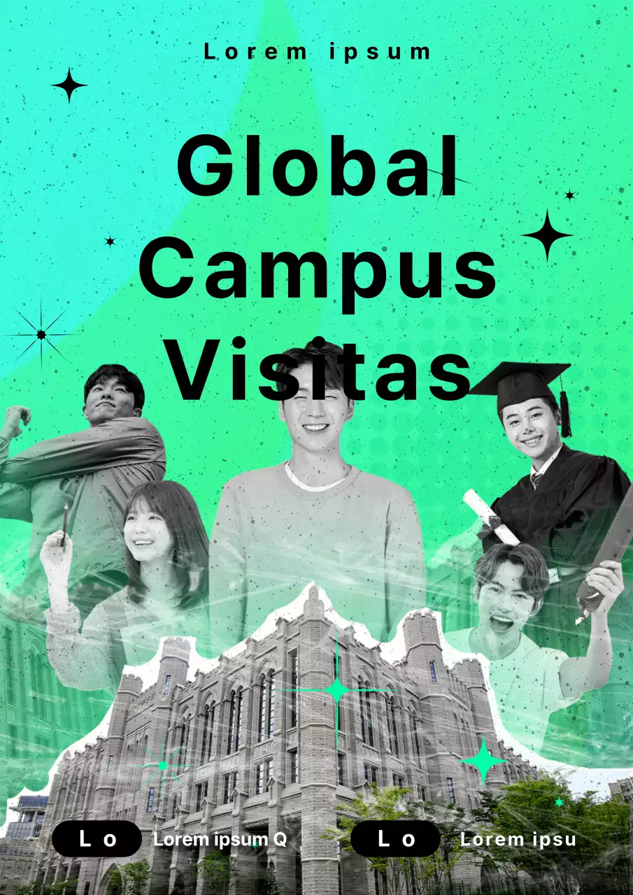 Promueva una visita al campus universitario a la última moda