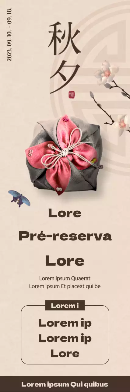 Promover pré-encomendas de conjuntos de presentes tradicionais do Ano Novo Chinês