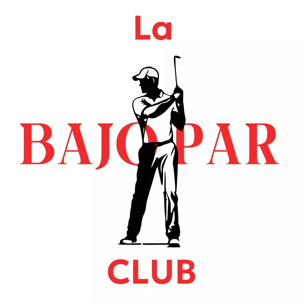 Un diseño atrevido y elegante de pelota de golf con detalles en rojo