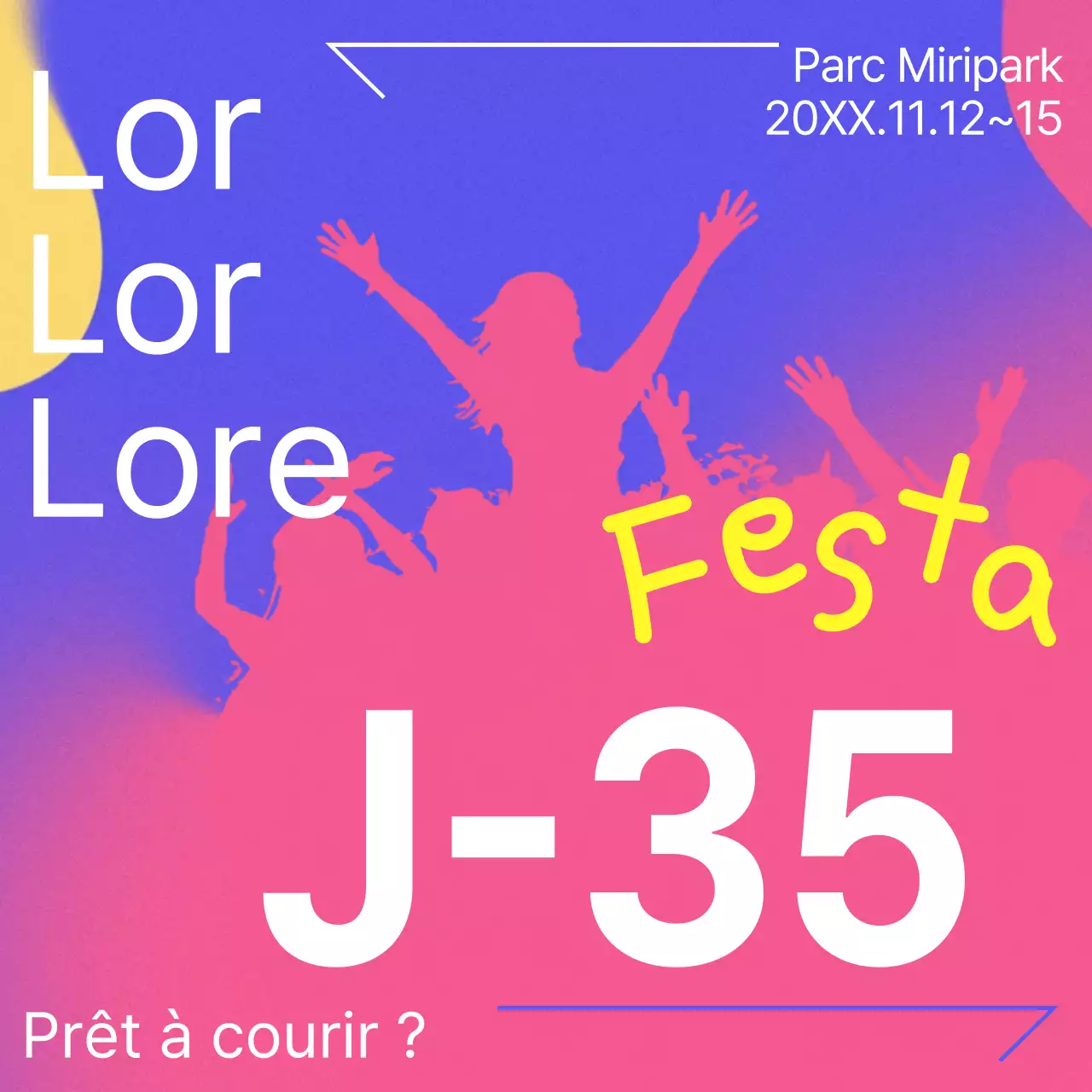 Promouvoir les cyber-festivités bleues et roses