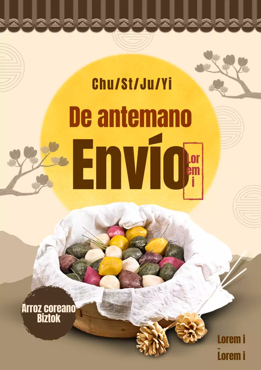 Cómo reservar por adelantado los tradicionales envíos de regalos Chuseok en beige y marrón