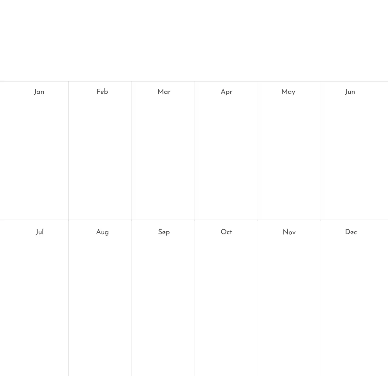 すっきりとした都会的な雰囲気のフォトカレンダー