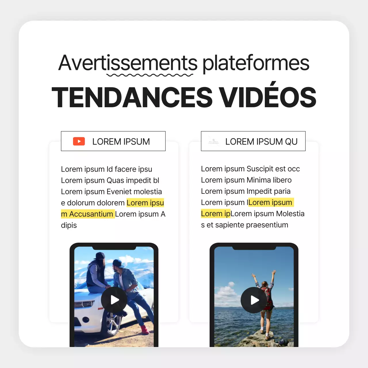 Lettre d'information marketing grise et simple