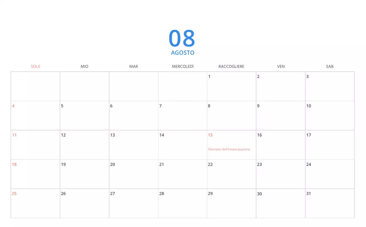 Simpatico calendario da tavolo illustrato verde a tema famiglia