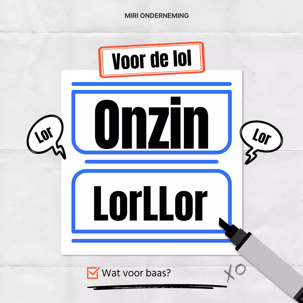 Een eenvoudige blauw-witte diagnostische testpost