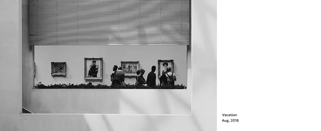 すっきりとした都会的な雰囲気のフォトカレンダー