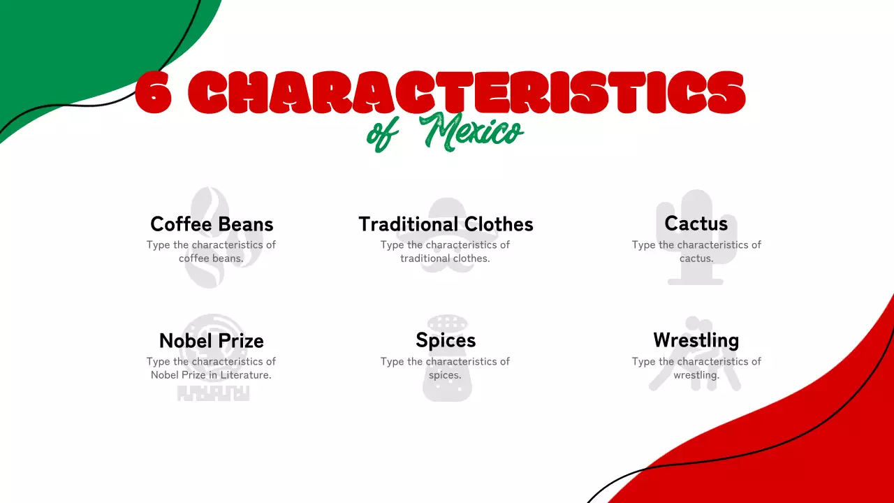 Yellow Traditional Mexico Invitation Presentation