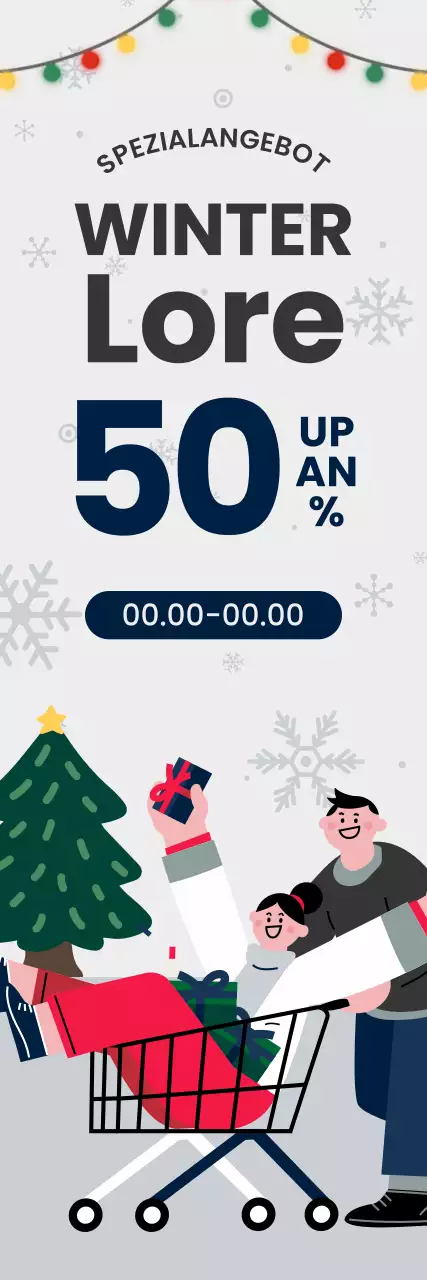 Ein Leitfaden für den gemütlichen, winterlichen Ausverkauf in Grau und Marineblau