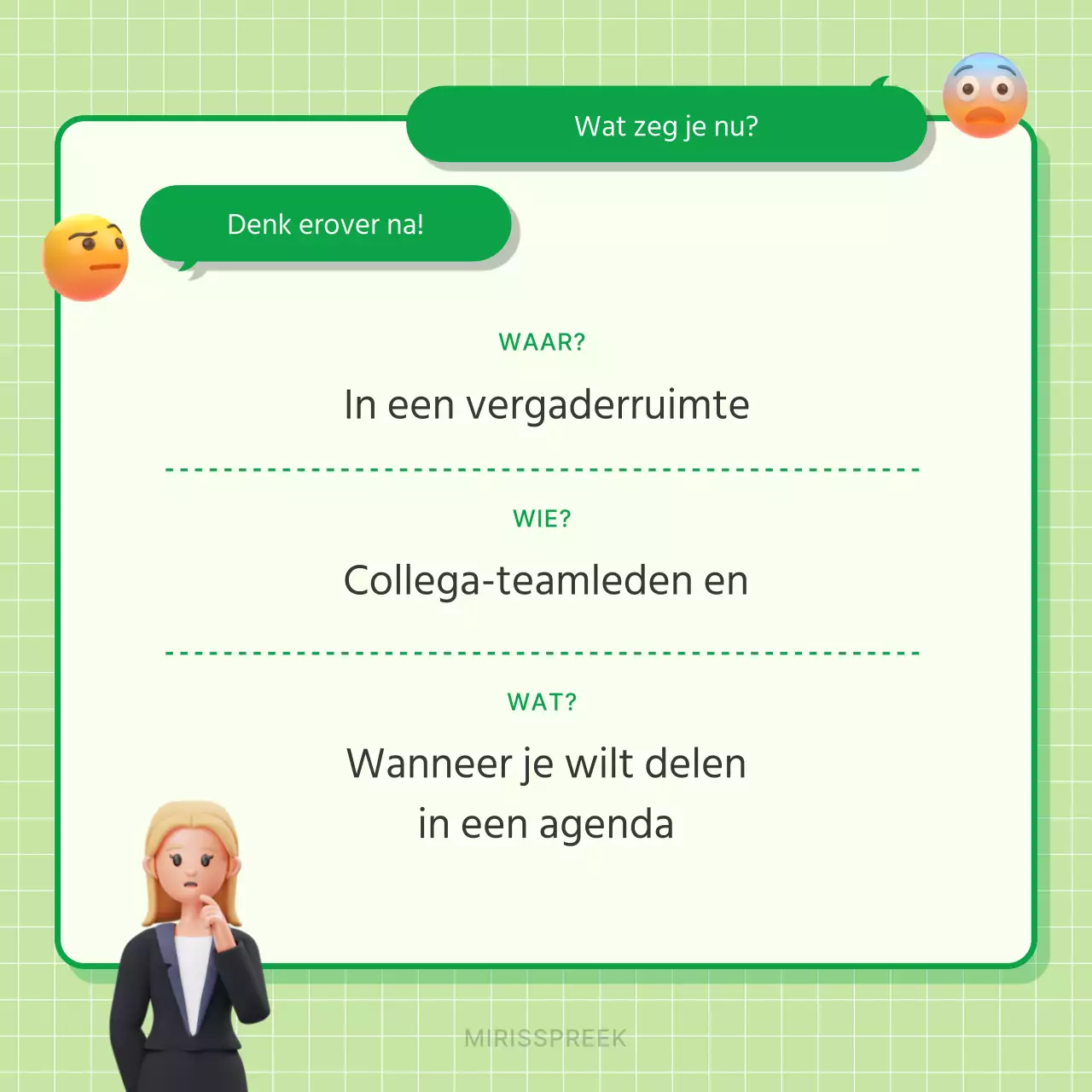 Modern zakelijk Engels in het groen