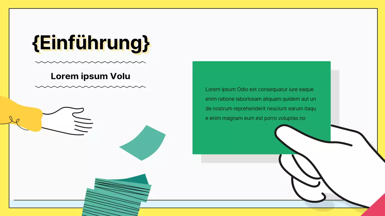 Konzeptvorschläge illustriert durch niedliche Elo-Pastellfiguren