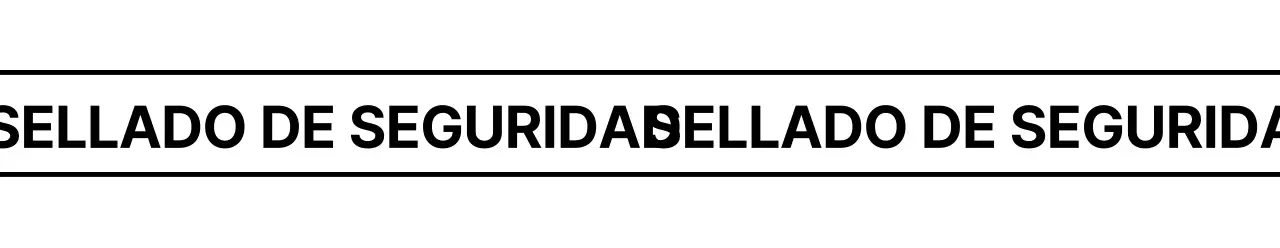 Cinta de seguridad blanca y negra