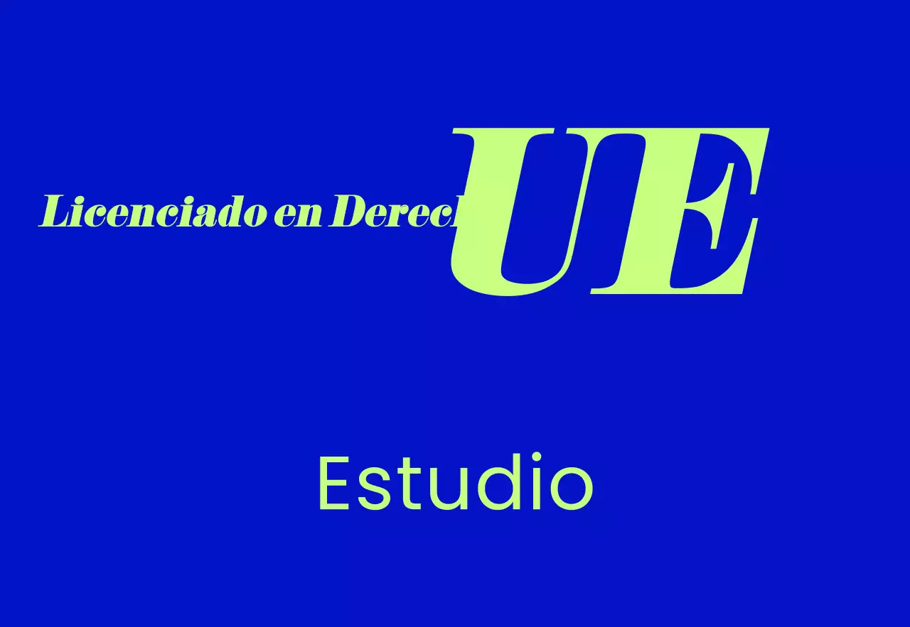 Sencillo rótulo de tienda con texto Blue Studio en azul y blanco y fondo monocromo.