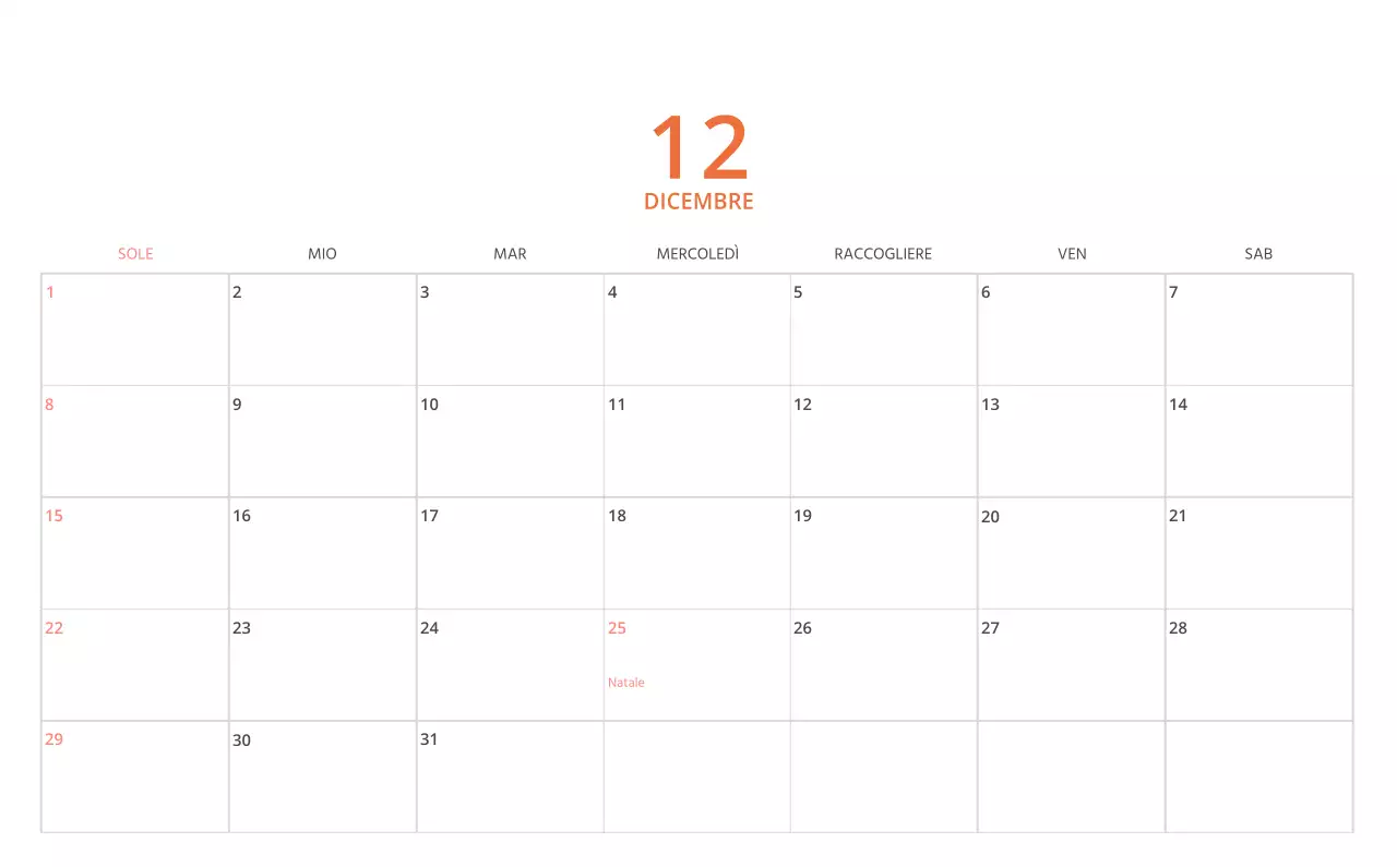 Simpatico calendario da tavolo illustrato verde a tema famiglia