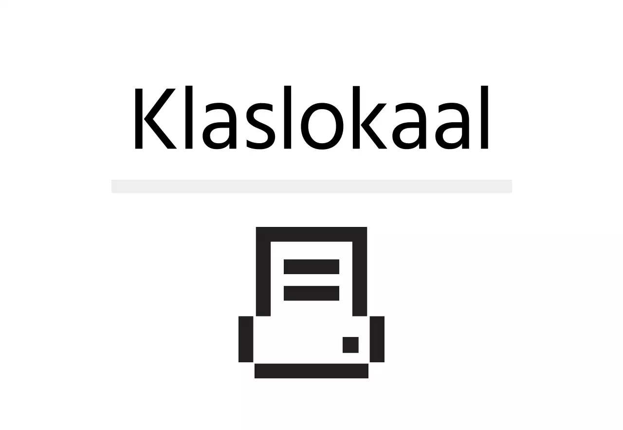 Eenvoudige bewegwijzering met digitaal ogende pictogrammen en plaatshoudertekst