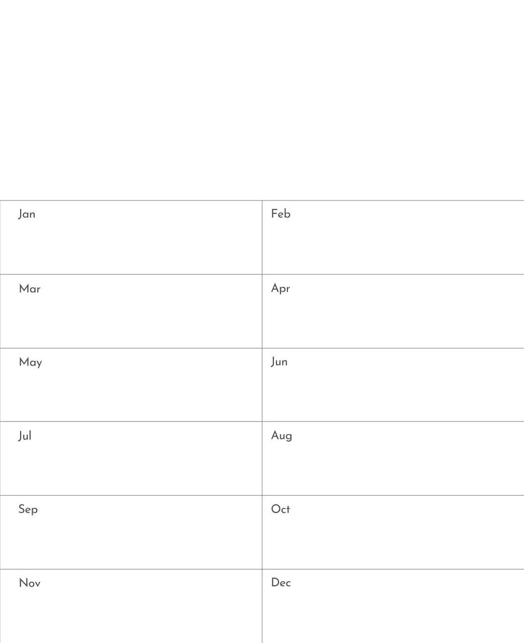 すっきりとした都会的な雰囲気のフォトカレンダー