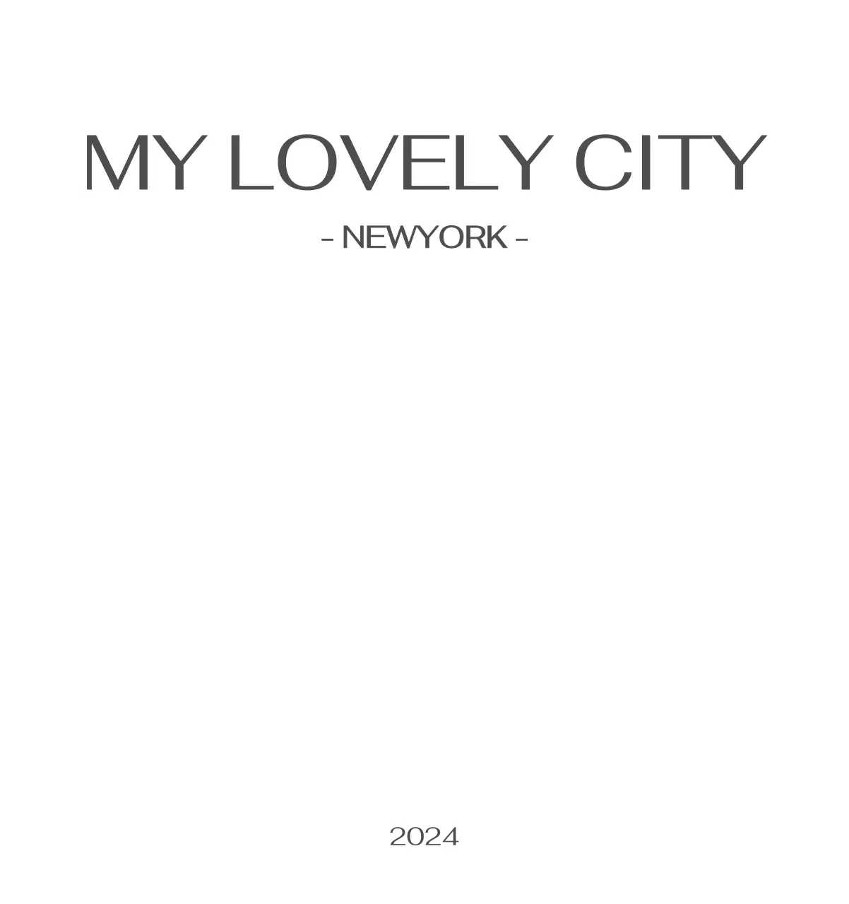 すっきりとした都会的な雰囲気のフォトカレンダー