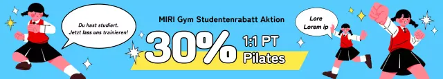 Eine Illustration eines Gymnasiasten in dynamischer Bewegung und einem lebhaften Farbkontrast für einen Fitnessstudio-Rabatt für SATs-Schüler.