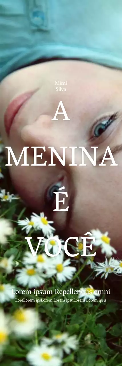Um filme teatral com uma fotografia emocionante de uma protagonista feminina e um esquema de fontes limpo e arrojado.