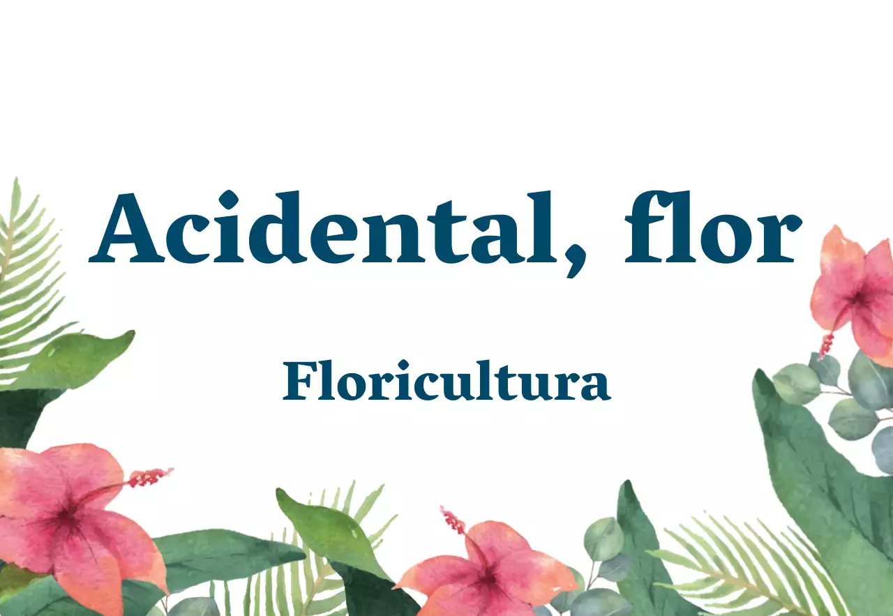 Flores acidentais em cores suaves Um simples letreiro de loja com texto de florista e ilustrações florais.