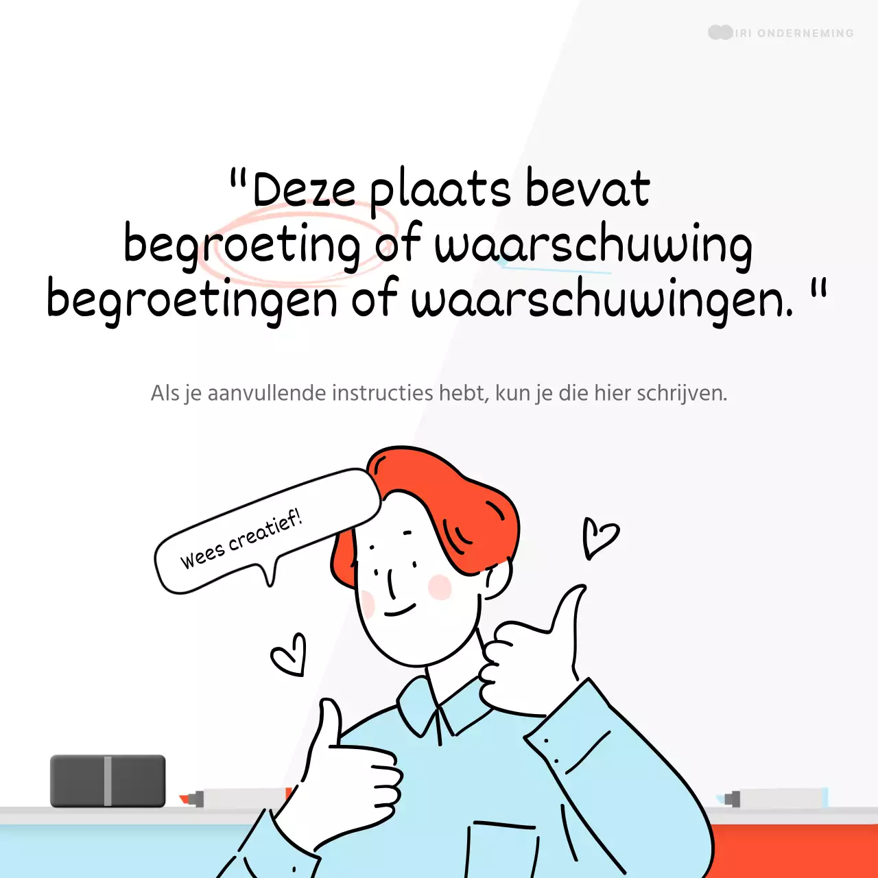 Leg uit hoe je een mooie samenvatting maakt in lichtblauw en wit