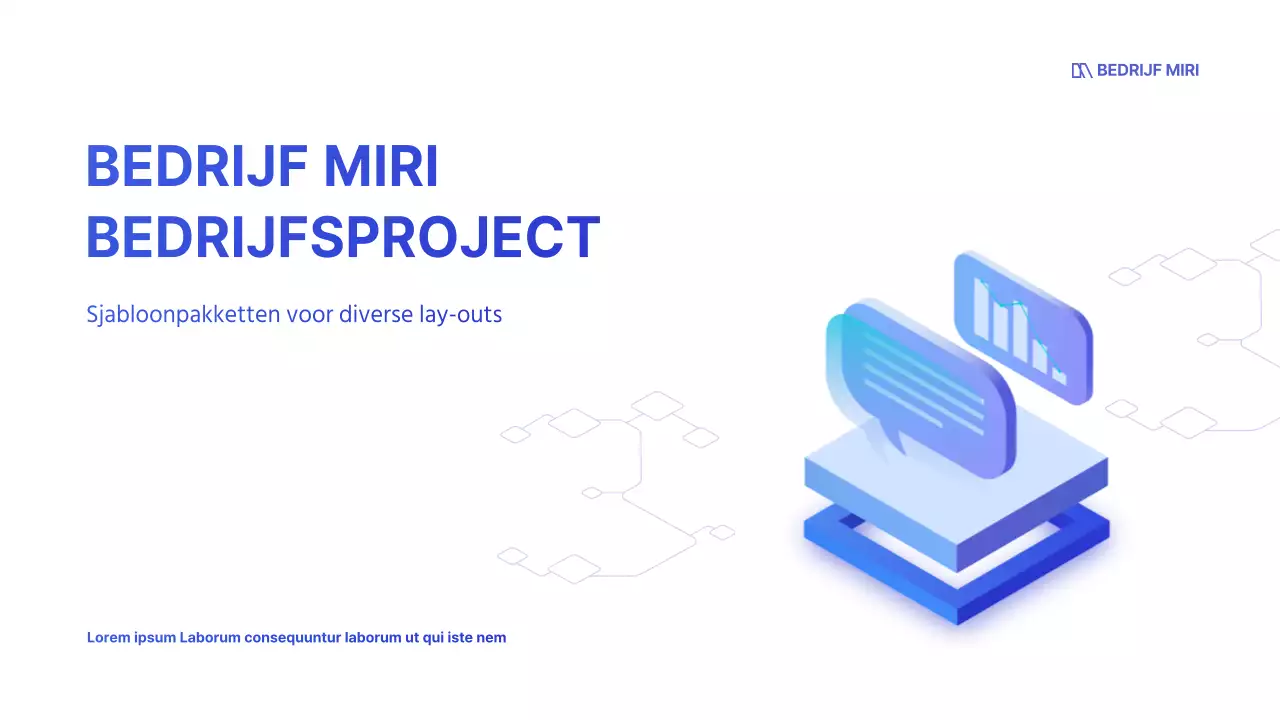 Wit en blauw voor een strakke zakelijke look