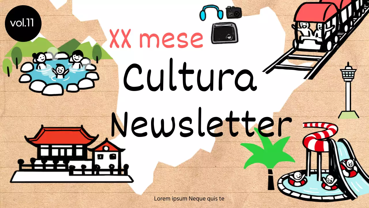 Una guida ai quartieri di tendenza su sfondo beige