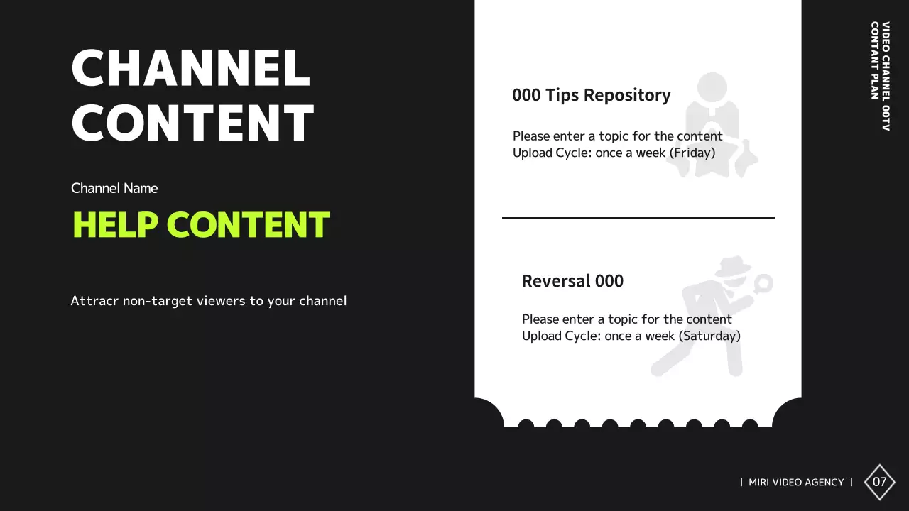 Black Modern Video Plan Document Presentation