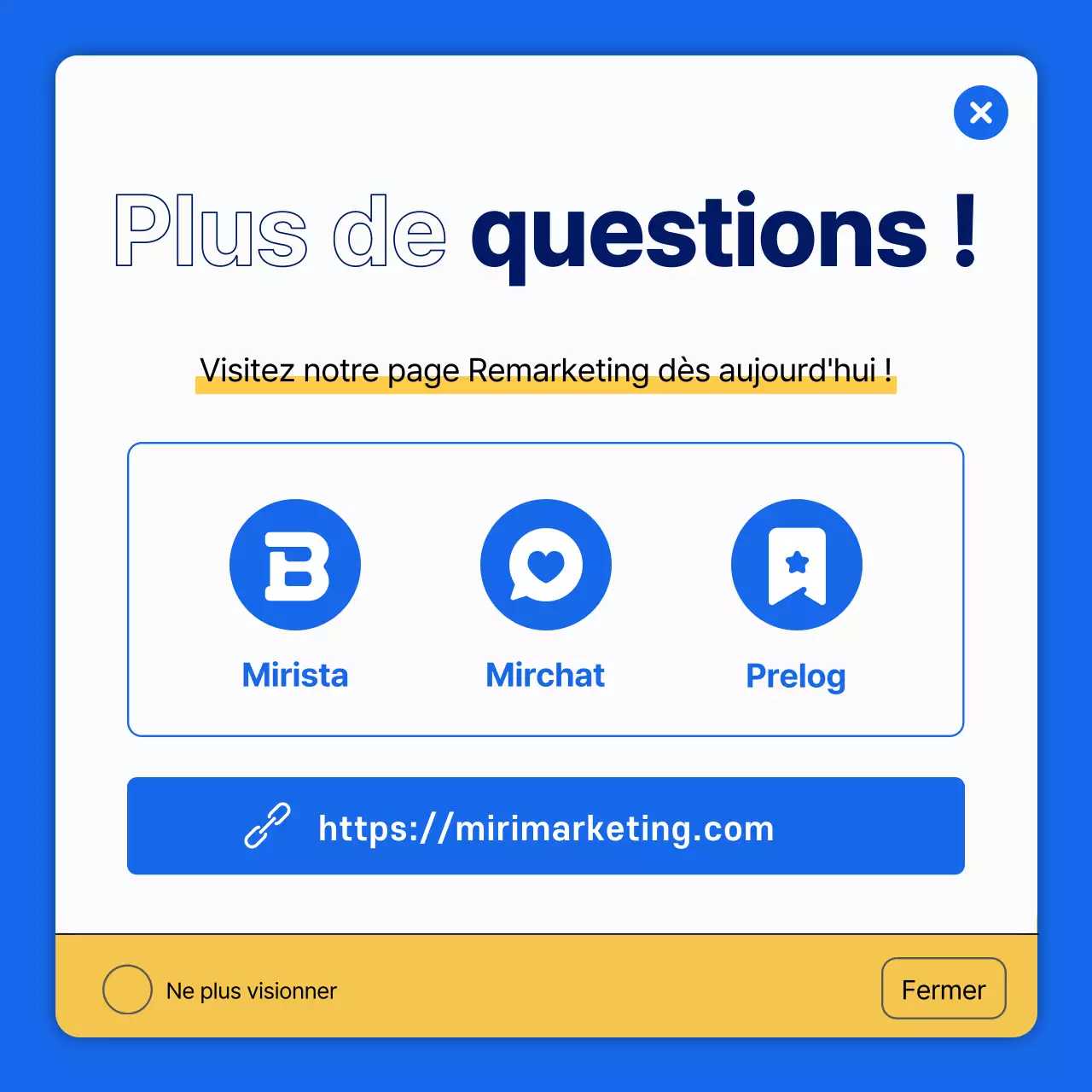 Explication de l'information pour un simple motif foncé de bleu et de jaune