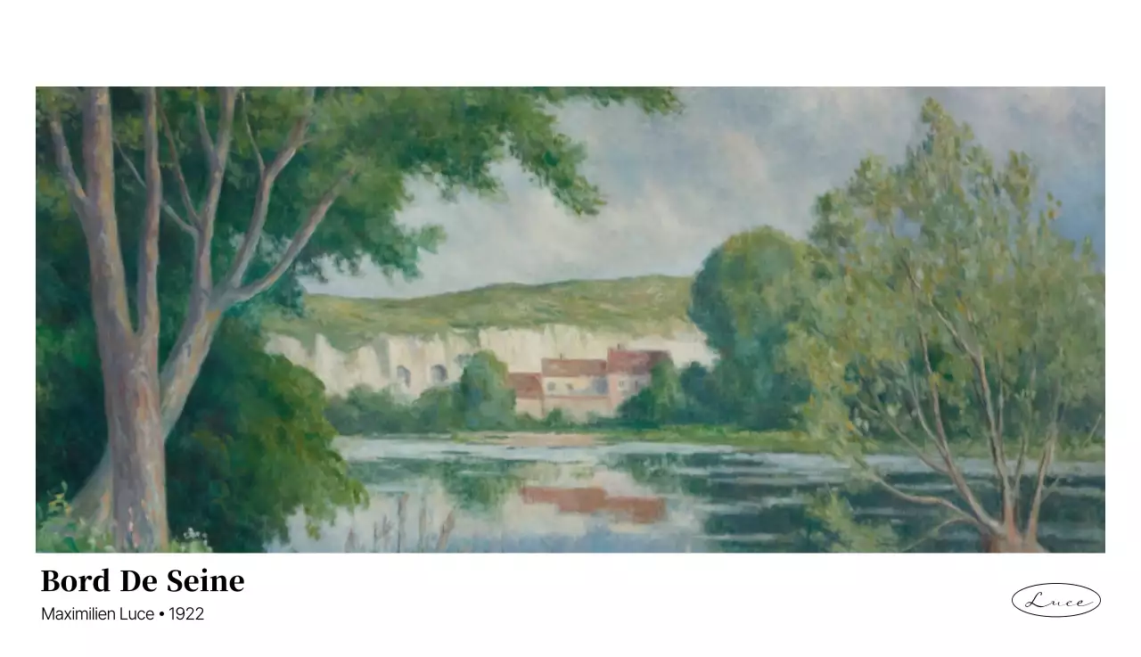 黒とグレーのシンプルでクラシックな名画。