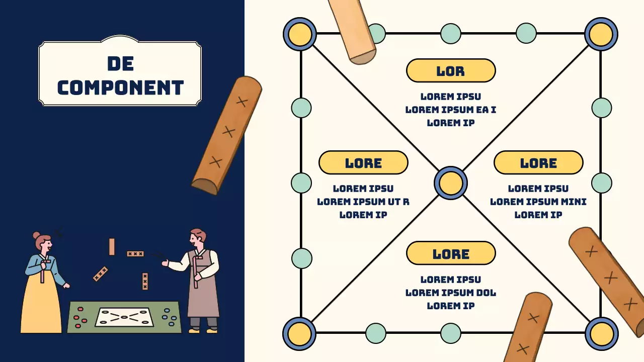 Introductie van het concept van de kleurrijke en schattige Obon-illustratiesfeer