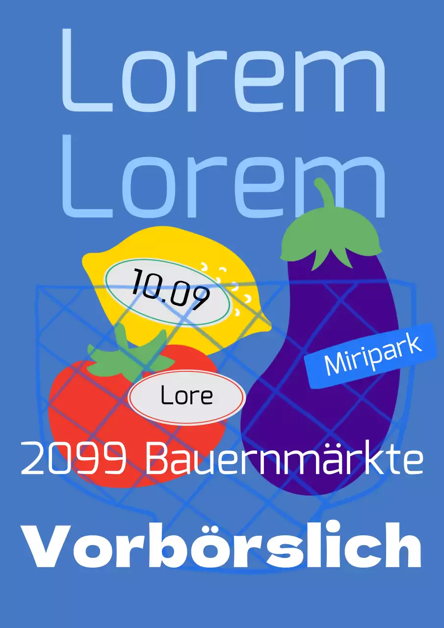 Förderung von Blue's lovely produce deals