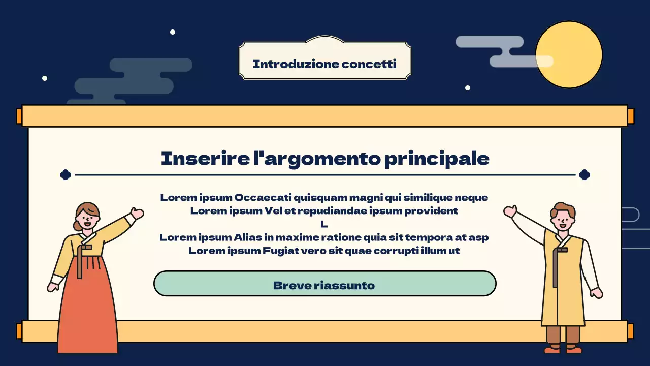 Introduzione al concetto di atmosfera colorata e carina dell'illustrazione Obon